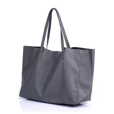 Yeniden Kullanılabilir Kadın PU Deri Bez Çanta L39 x G16 x H30 cm